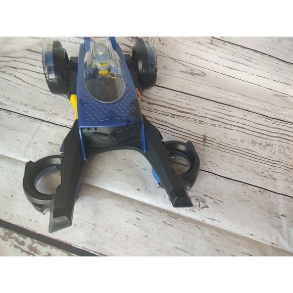 Imaginext DC Super Friends Transforming Batmobile Fisher-Price With Figure - Picture 3 of 7